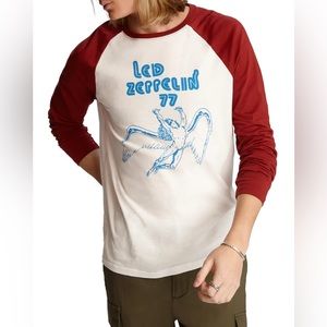 John Varvatos Led Zeppelin Baseball Tee